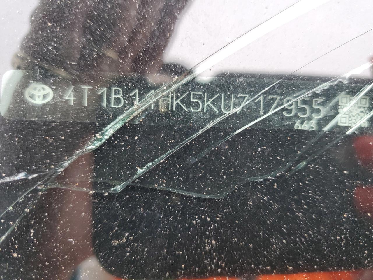 4T1B11HK5KU717955 2019 Toyota Camry L