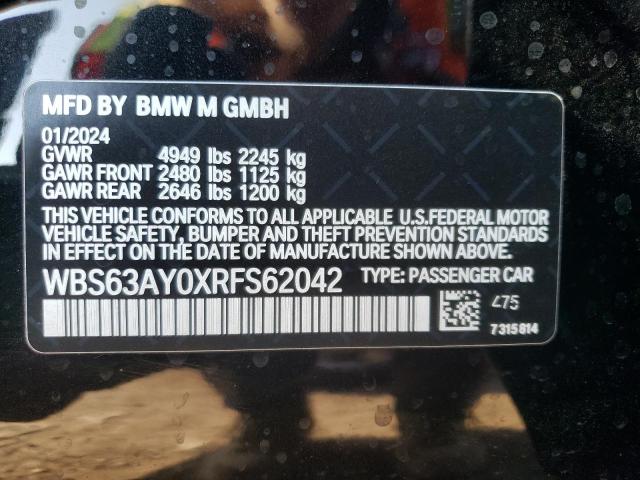 2024 BMW M3 CS - WBS63AY0XRFS62042