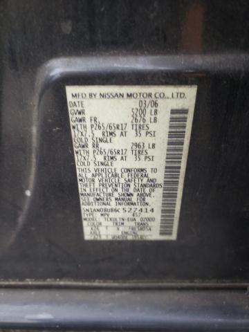 2006 Nissan Xterra Off Road VIN: 5N1AN08U86C527414 Lot: 55114184