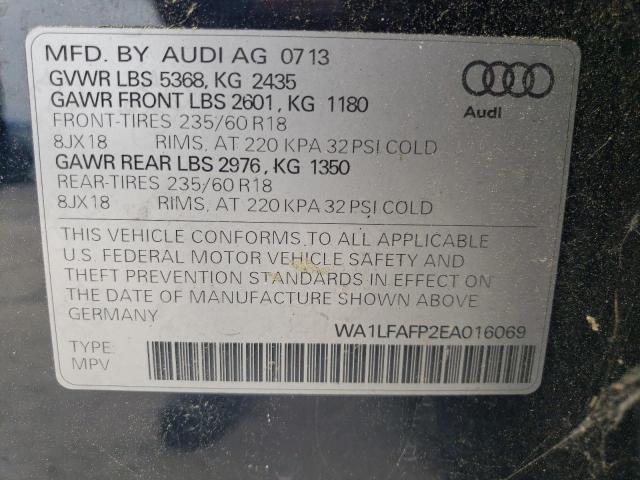 Lot #2539991013 2014 AUDI Q5 PREMIUM salvage car
