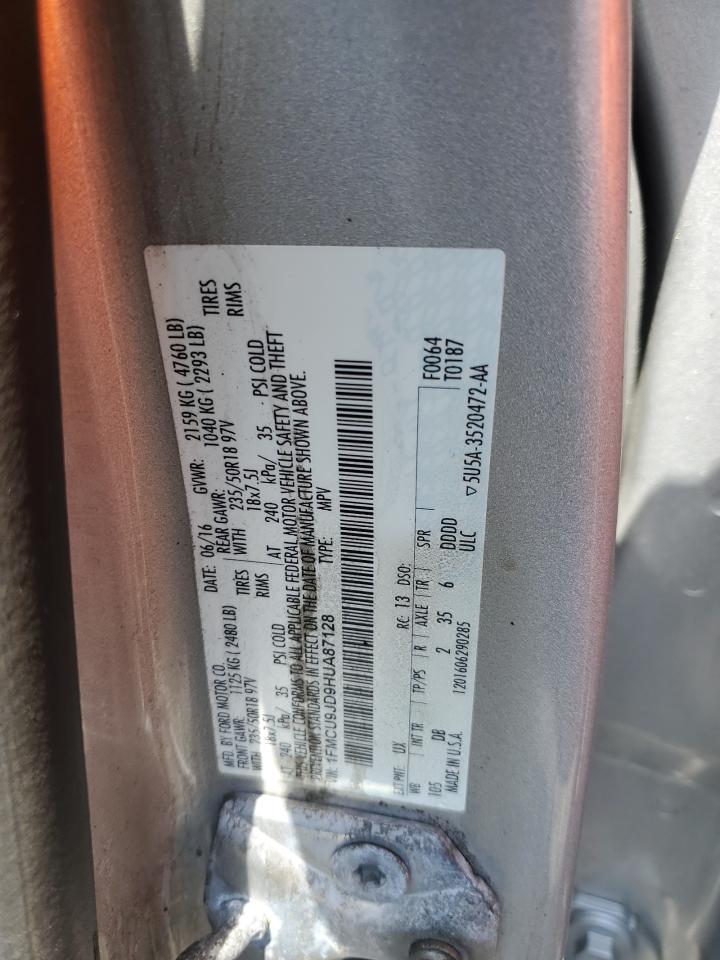 1FMCU9JD9HUA87128 2017 Ford Escape Titanium