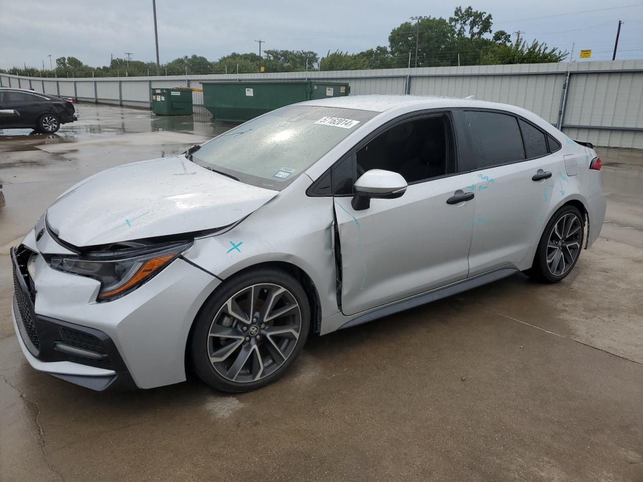 2021 Toyota Corolla Se vin: 5YFS4MCE1MP093604