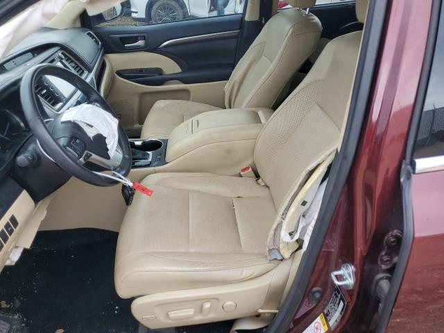 2016 Toyota Highlander Limited VIN: 5TDDKRFH0GS323114 Lot: 54928884