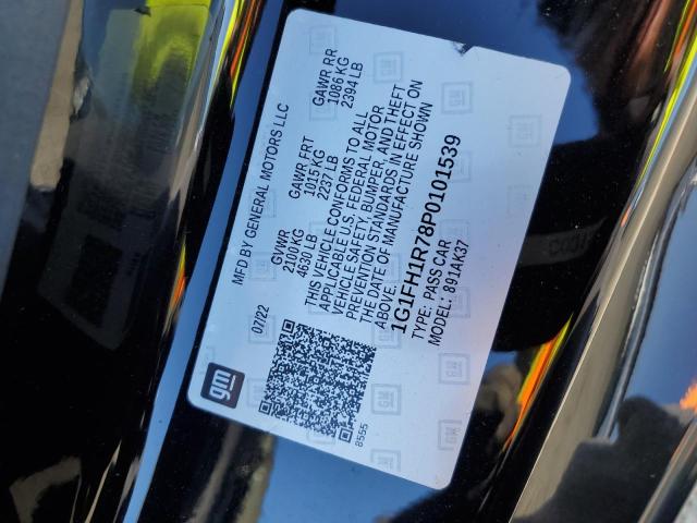 2023 Chevrolet Camaro Ss VIN: 1G1FH1R78P0101539 Lot: 53691754