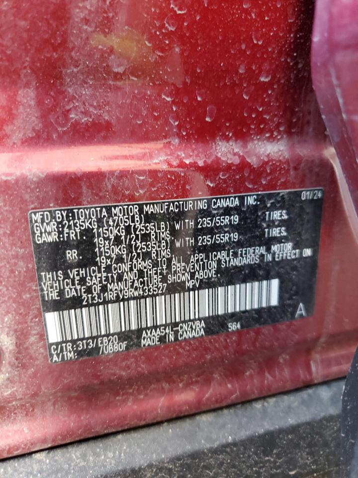2T3J1RFV9RW433527 TOYOTA RAV4 2024