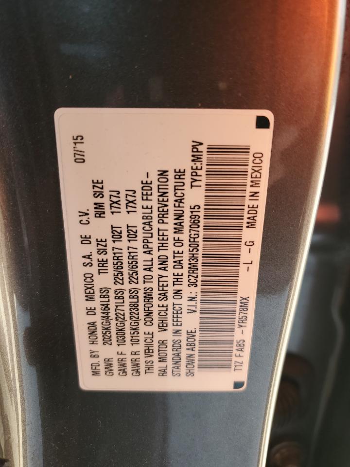 3CZRM3H50FG706915 2015 Honda Cr-V Ex