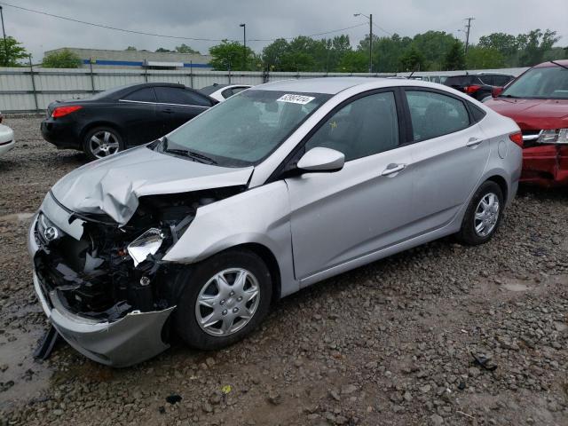 HYUNDAI ACCENT SE 2017 silver sedan 4d gas KMHCT4AE0HU339055 photo #1