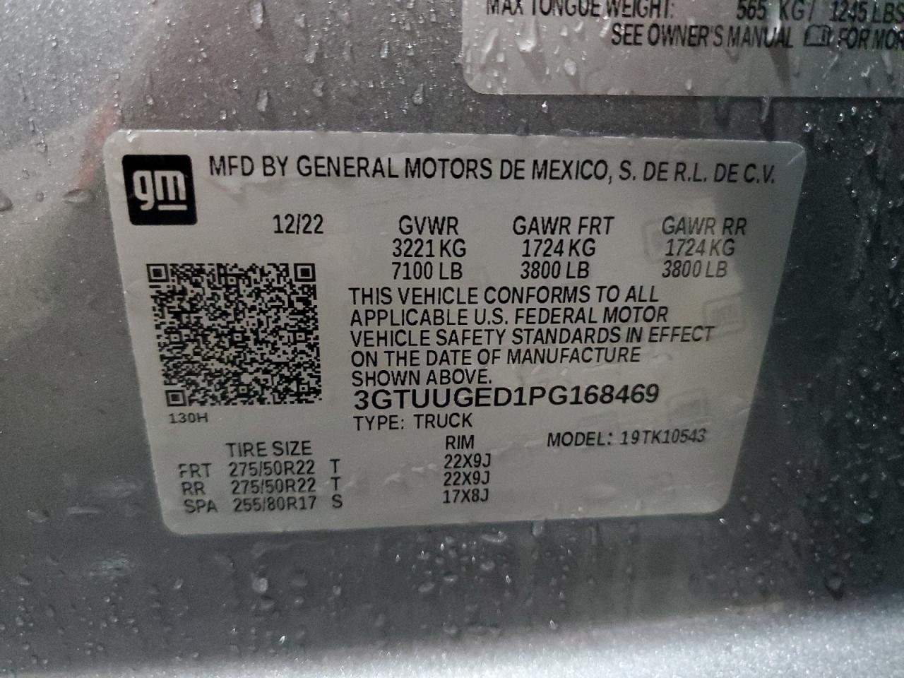 3GTUUGED1PG168469 2023 GMC Sierra K1500 Denali