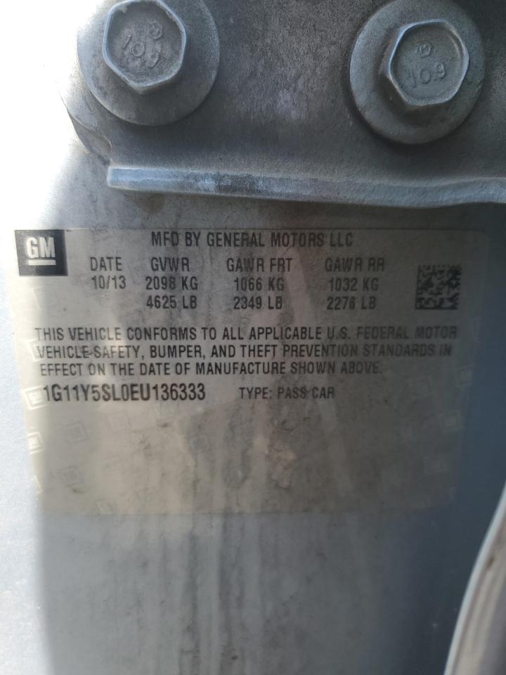 1G11Y5SL0EU136333 2014 Chevrolet Impala Ls