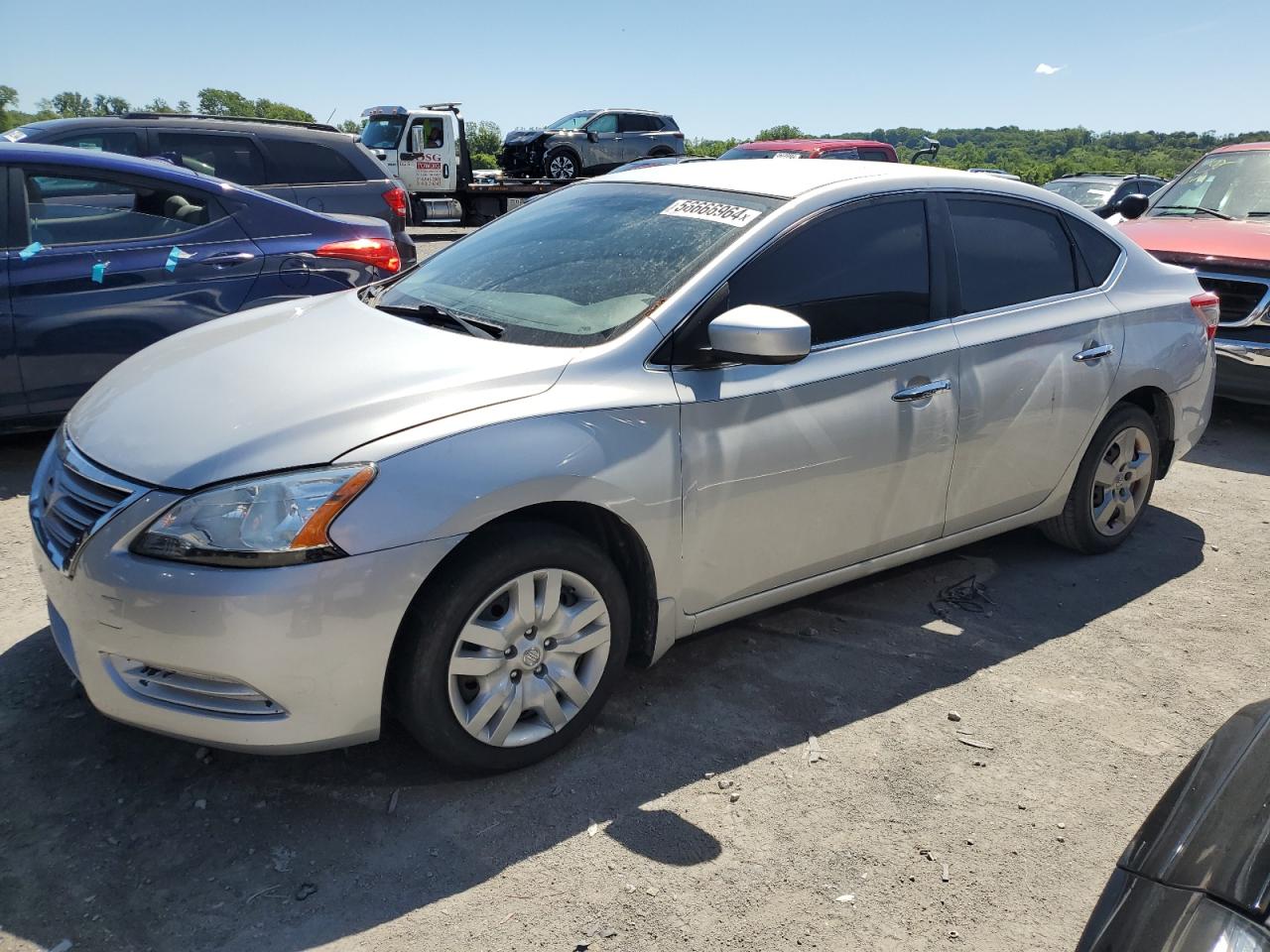 3N1AB7AP3EL697955 2014 Nissan Sentra S