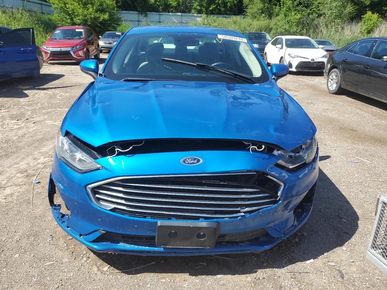 2019 Ford Fusion S vin: 3FA6P0G76KR281268