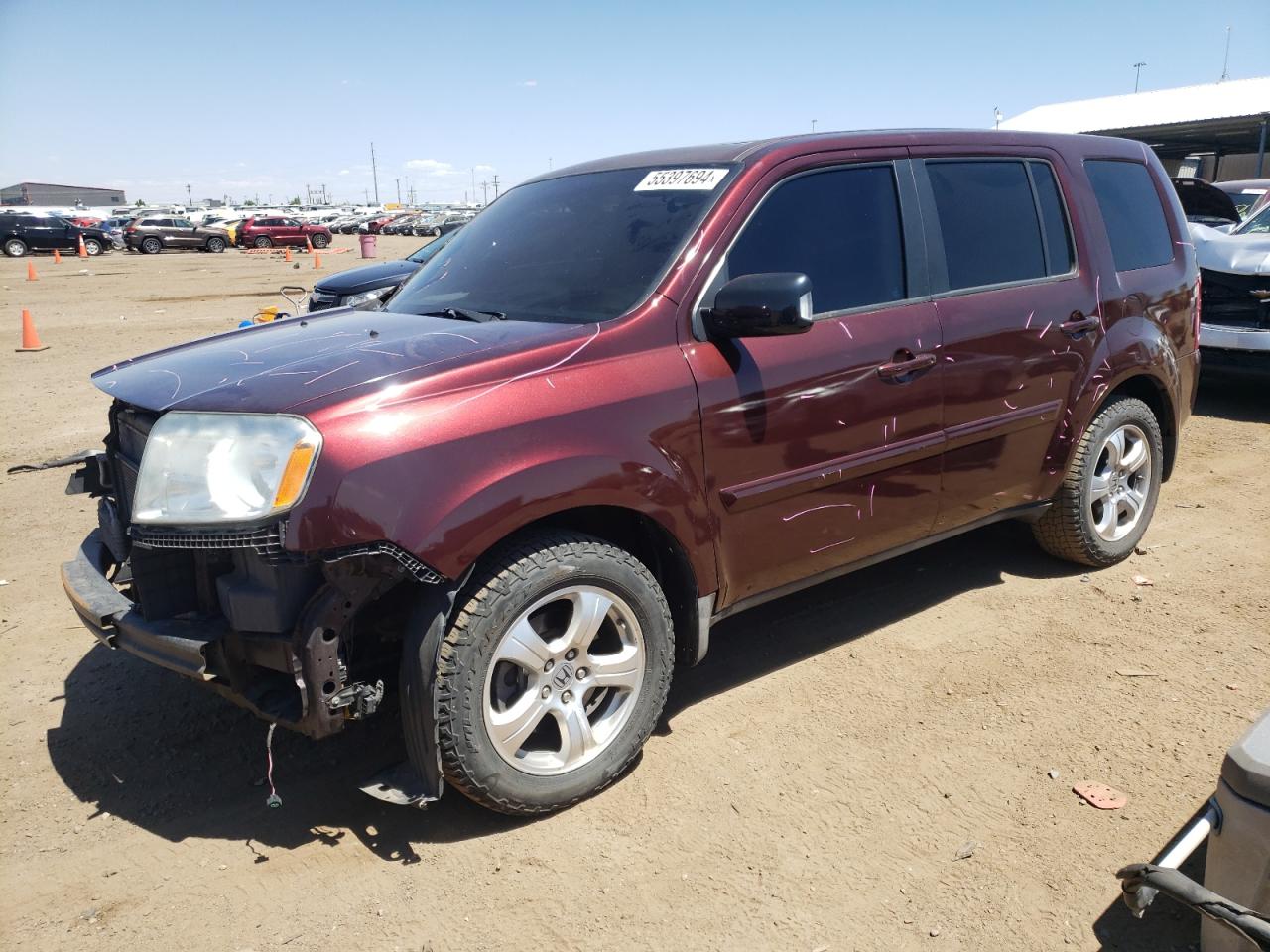 5FNYF4H50CB074405 2012 Honda Pilot Exl