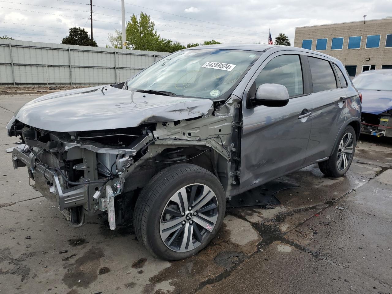 2022 Mitsubishi Outlander Sport Es vin: JA4ARUAU3NU019509