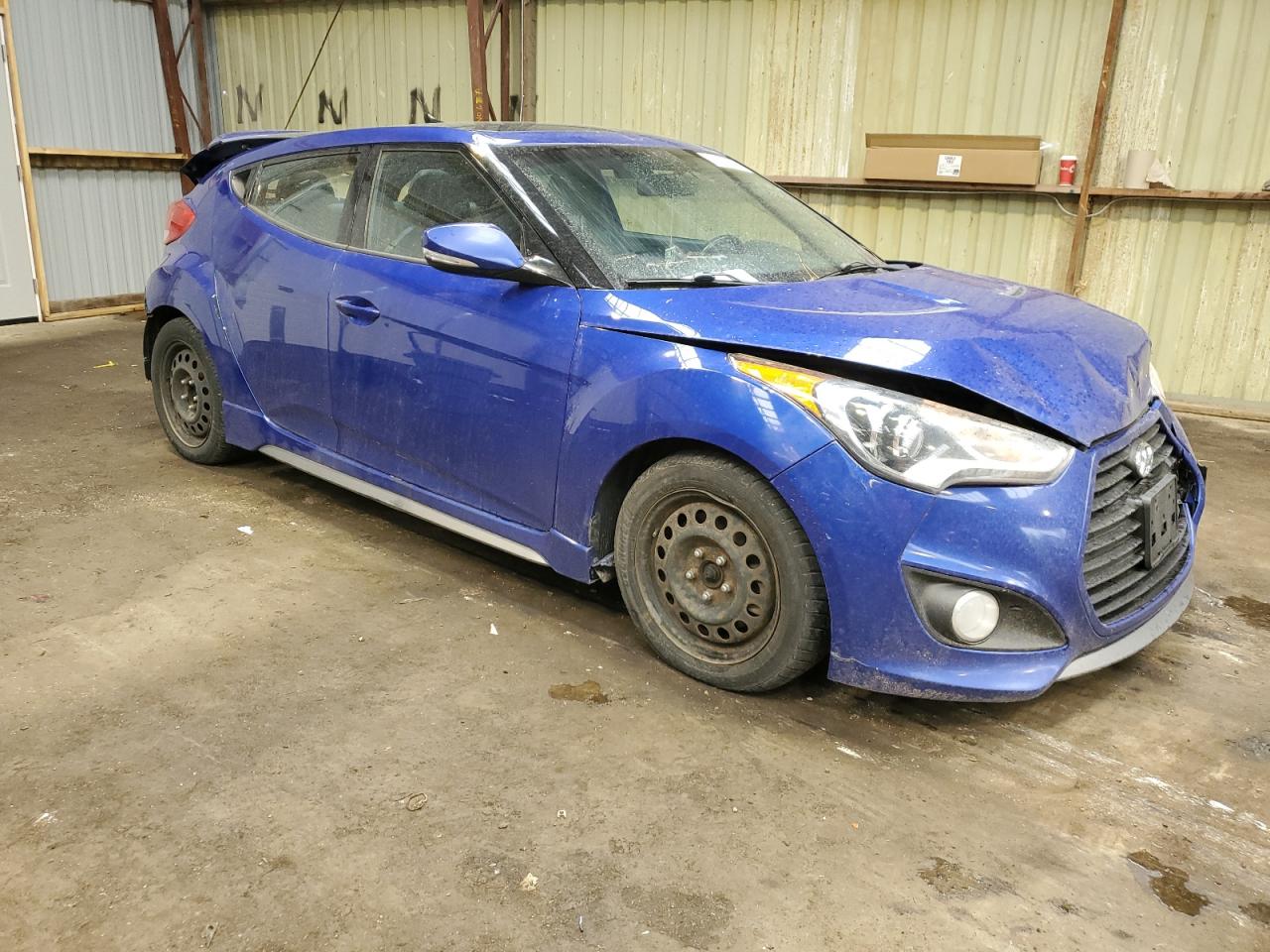 KMHTC6AE8EU202677 2014 Hyundai Veloster Turbo