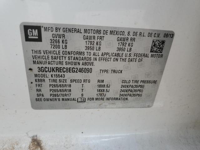 2014 Chevrolet Silverado K1500 Lt VIN: 3GCUKREC8EG246090 Lot: 55032474