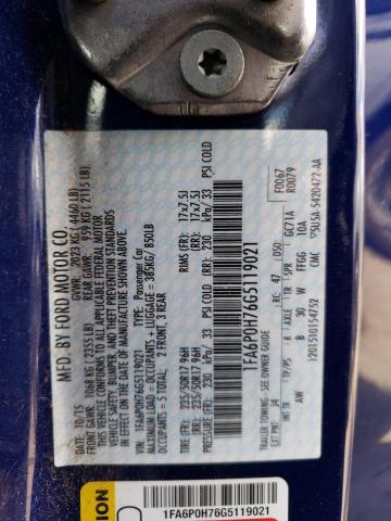 2016 FORD FUSION SE - 1FA6P0H76G5119021