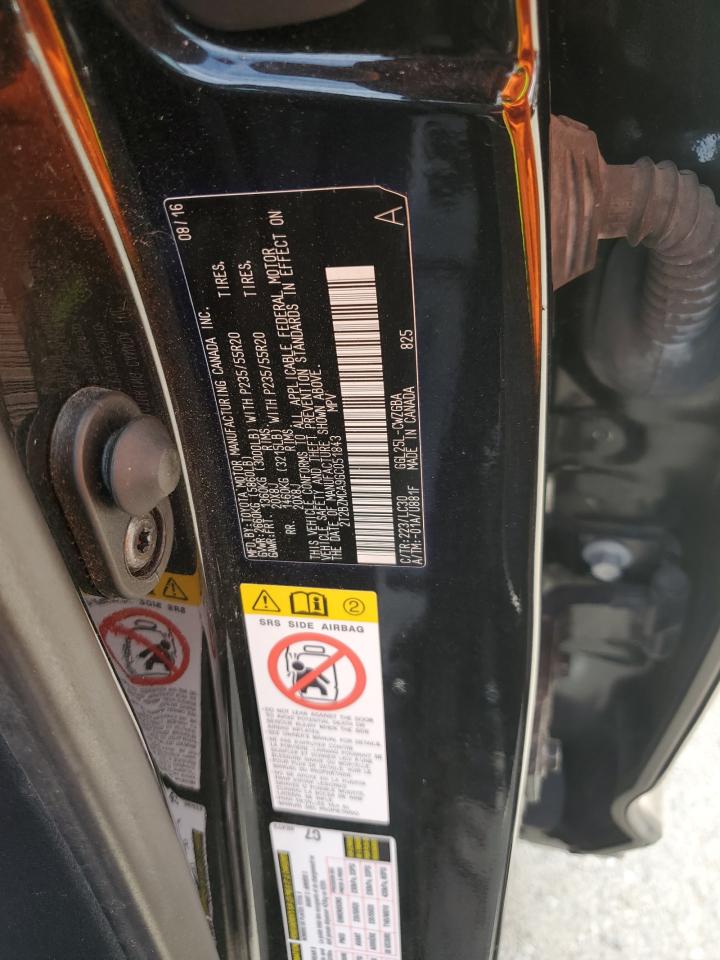 2T2BZMCA9GC051843 2016 Lexus Rx 350 Base