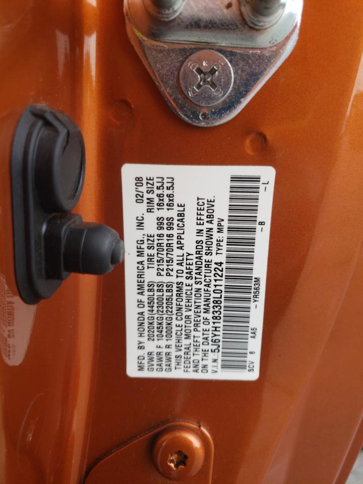 5J6YH18338L011224 2008 Honda Element Lx