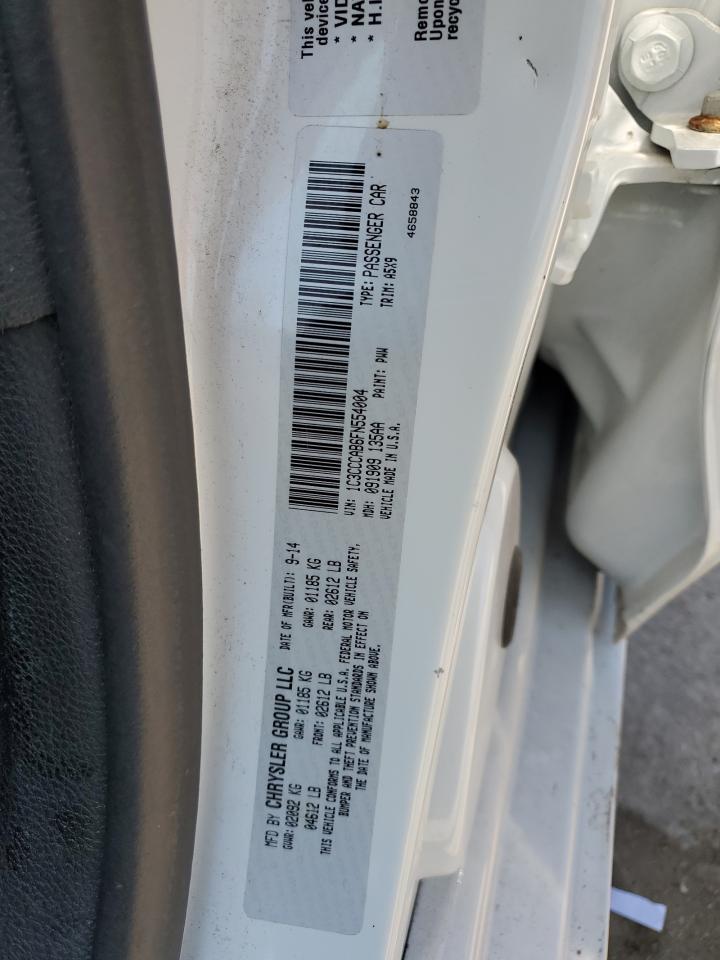 1C3CCCAB6FN554004 2015 Chrysler 200 Limited