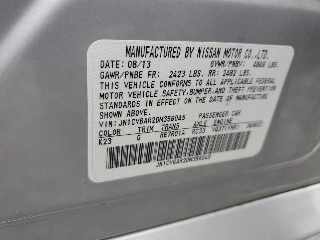 2013 Infiniti G37 VIN: JN1CV6AR2DM356045 Lot: 55234434