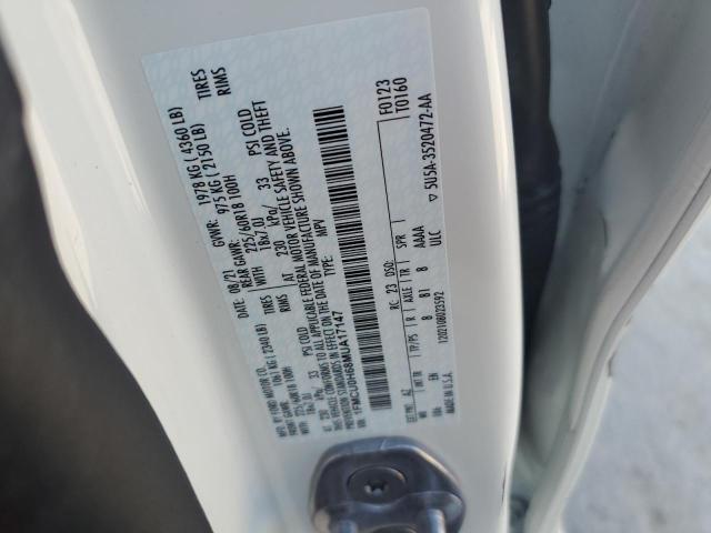 2021 Ford Escape Sel VIN: 1FMCU0H68MUA17147 Lot: 55801774