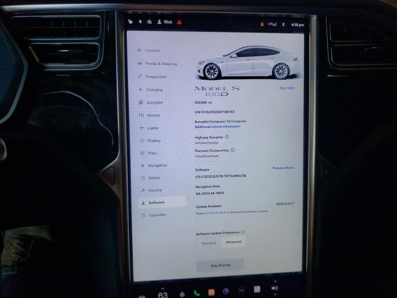 5YJSA1E28GF149743 2016 Tesla Model S