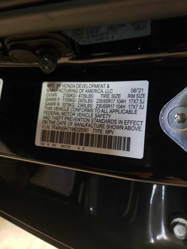 7FARW2H71ME029361 HONDA CRV 2021