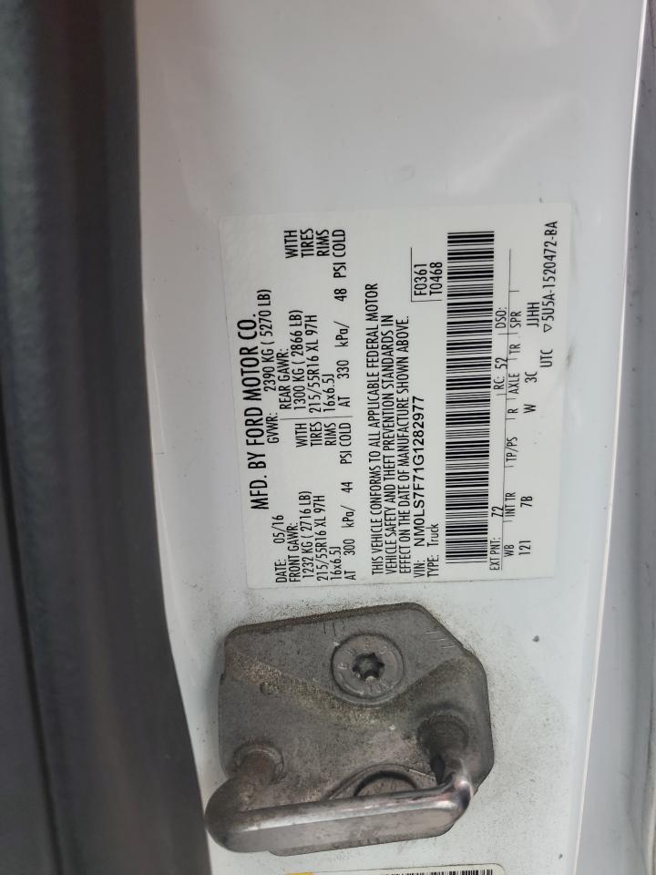 NM0LS7F71G1282977 FORD TRANSIT 2016