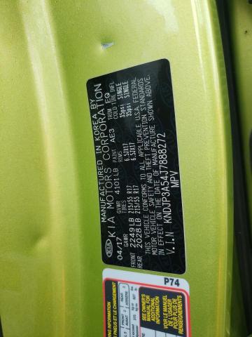 2018 Kia Soul + VIN: KNDJP3A54J7888272 Lot: 56213984