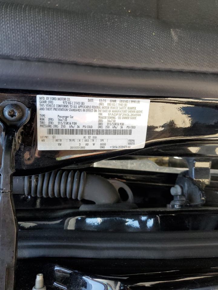 1FADP3F29GL264596 2016 Ford Focus Se