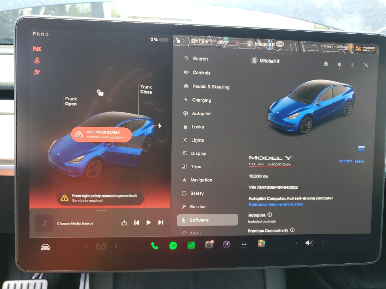 7SAYGDEF4PF840252 2023 Tesla Model Y