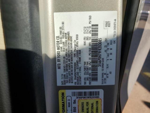 2015 FORD FUSION SE - 3FA6P0H79FR203085