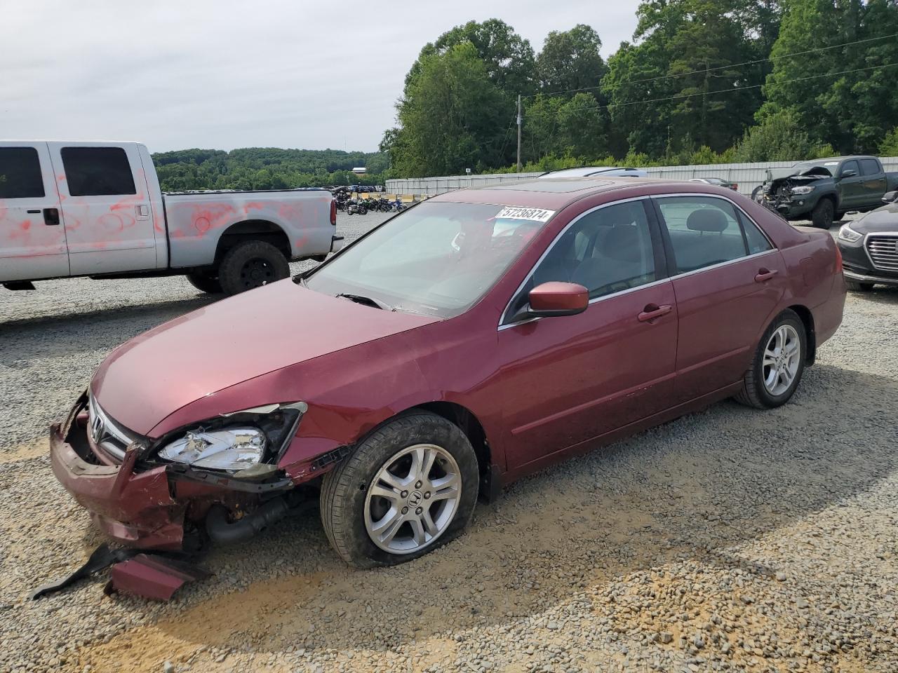 1HGCM56786A140255 2006 Honda Accord Ex