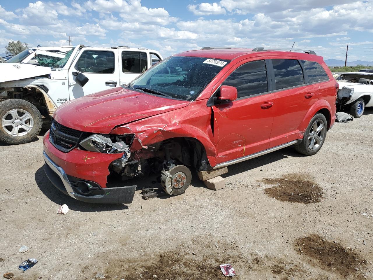 3C4PDCGG0HT555519 2017 Dodge Journey Crossroad