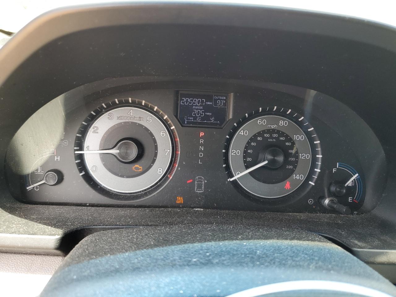 5FNRL5H64CB070840 2012 Honda Odyssey Exl