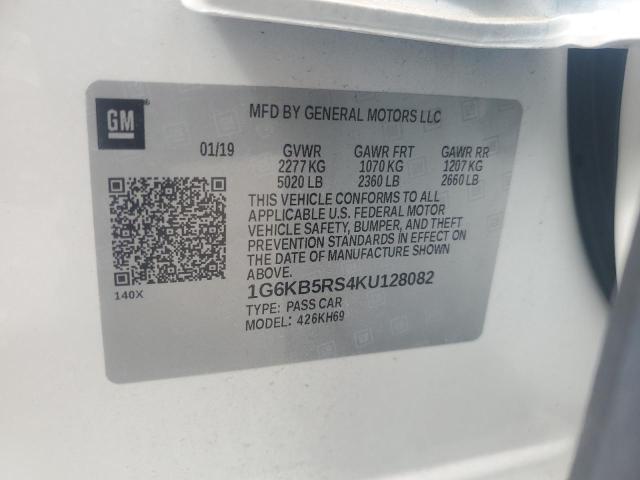 2019 CADILLAC CT6 LUXURY - 1G6KB5RS4KU128082