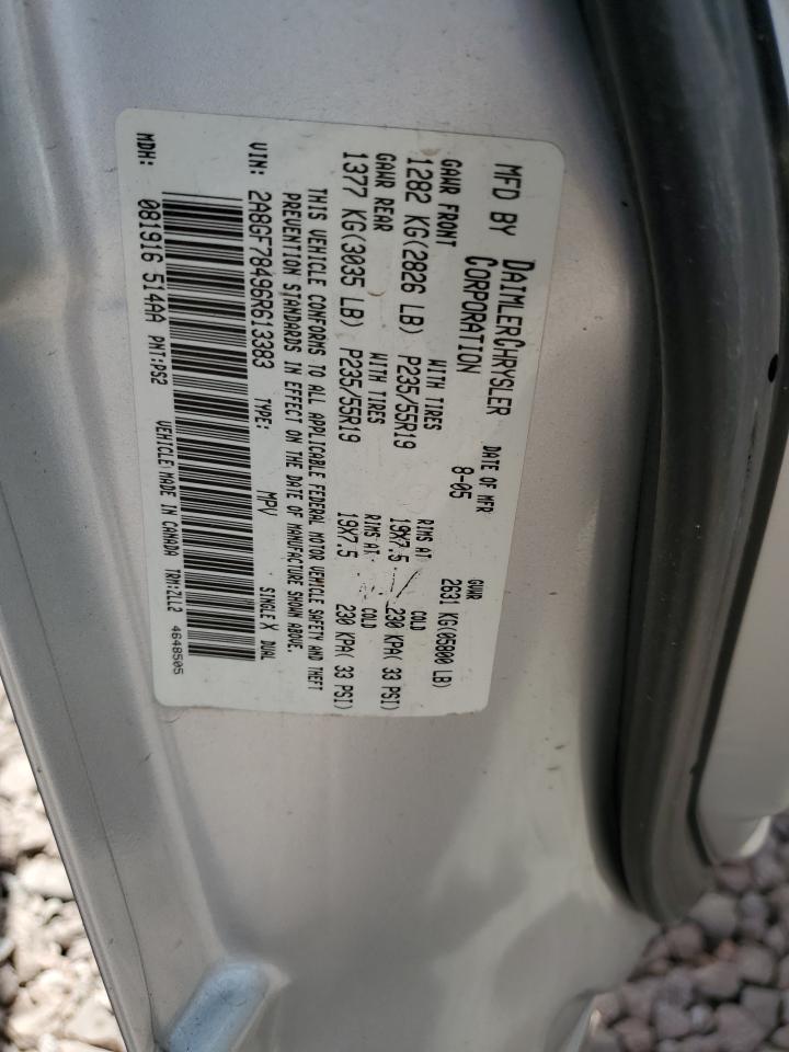 2A8GF78496R613383 2006 Chrysler Pacifica Limited