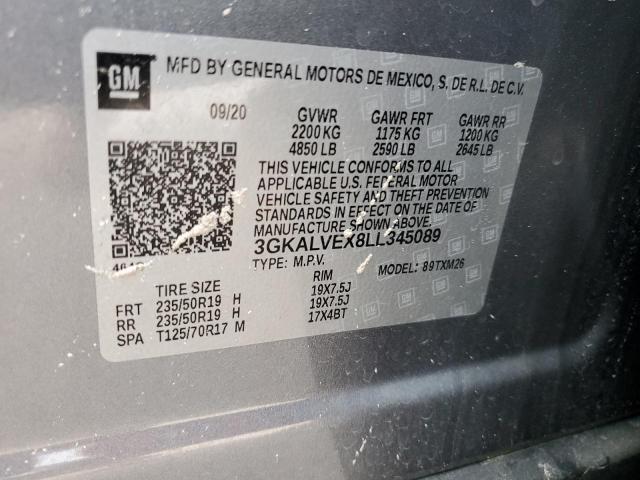 2020 GMC TERRAIN SL 3GKALVEX8LL345089