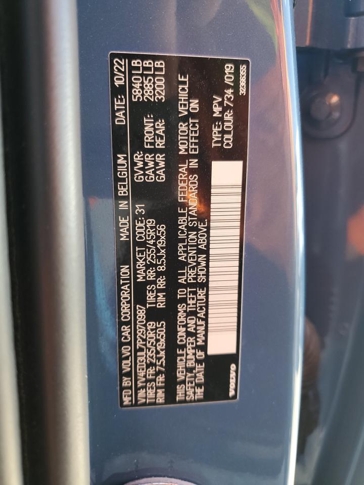 YV4ED3UL7P2970987 2023 Volvo Xc40 Recharge Plus