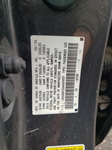 2010 Acura Tl VIN: 19UUA9F22AA000557 Lot: 56618694