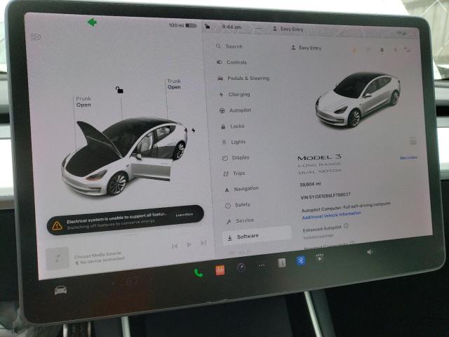 2020 Tesla Model 3 VIN: 5YJ3E1EB9LF788037 Lot: 55162594