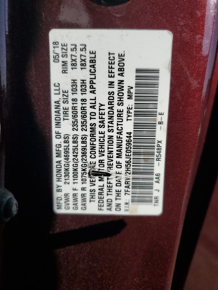 7FARW2H56JE059644 HONDA CRV 2018