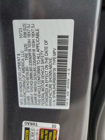 2024 Honda Odyssey Exl VIN: 5FNRL6H63RB009736 Lot: 54881284