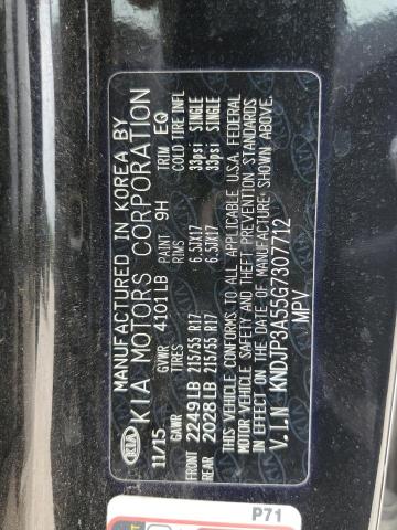 2016 Kia Soul + VIN: KNDJP3A55G7307712 Lot: 52825064