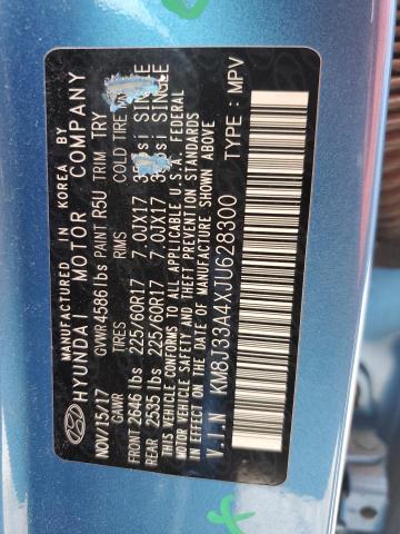 2018 HYUNDAI TUCSON SEL - KM8J33A4XJU628300