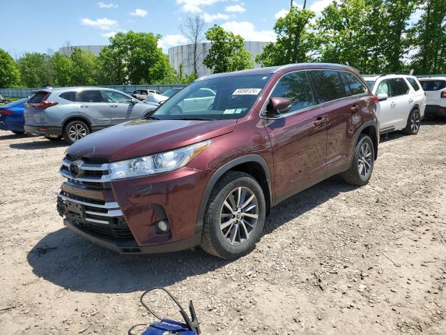 2019 Toyota Highlander Se VIN: 5TDJZRFH5KS718588 Lot: 56095124