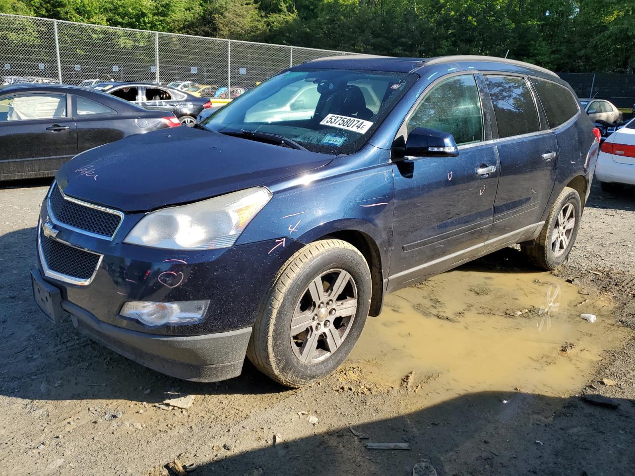 1GNKRJED7CJ197237 2012 Chevrolet Traverse Lt