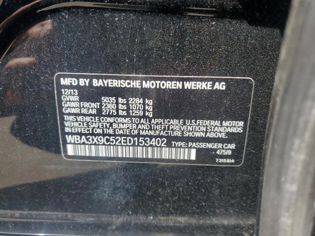 2014 BMW 335 Xigt VIN: WBA3X9C52ED153402 Lot: 52747504