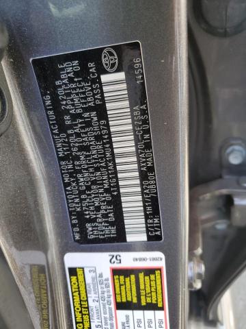 4T1G11AK1MU414979 | 2021 Toyota camry se