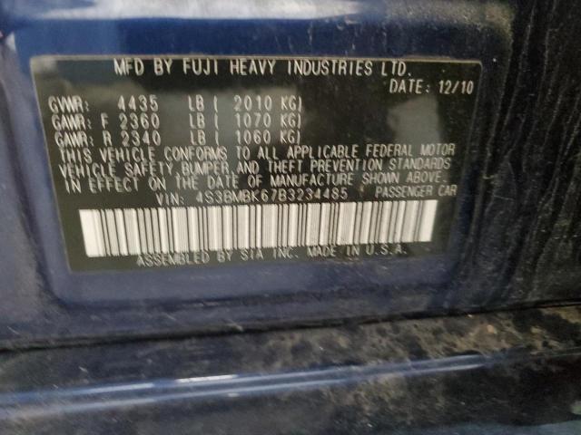2011 Subaru Legacy 2.5I Limited VIN: 4S3BMBK67B3234485 Lot: 55082544